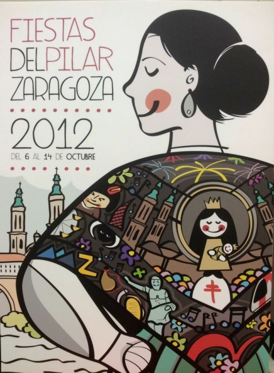 Fiesta patronales en honor de Nuestra Señora del Pilar 2012 Zaragoza